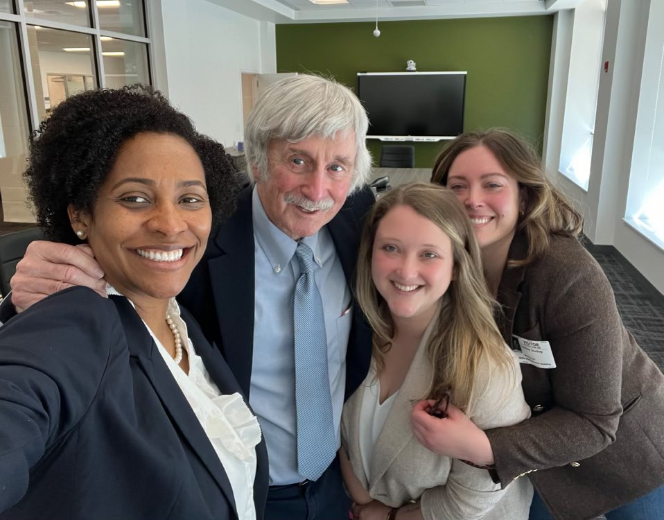 Enjoying a wonderful day in Philadelphia with Nyne, our board Vice chair, and the legendary Bill Milliken, Founder of Communities in Schools! 🌟 #AllinForKids #CISFamily