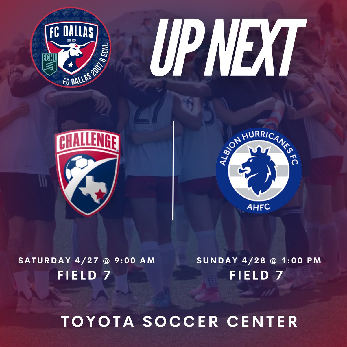 UP NEXT ⏩ We are looking forward to getting on the pitch and back to league play this weekend‼️ #DTID | #HeartAndHustle @FCDwomen | @ECNLgirls