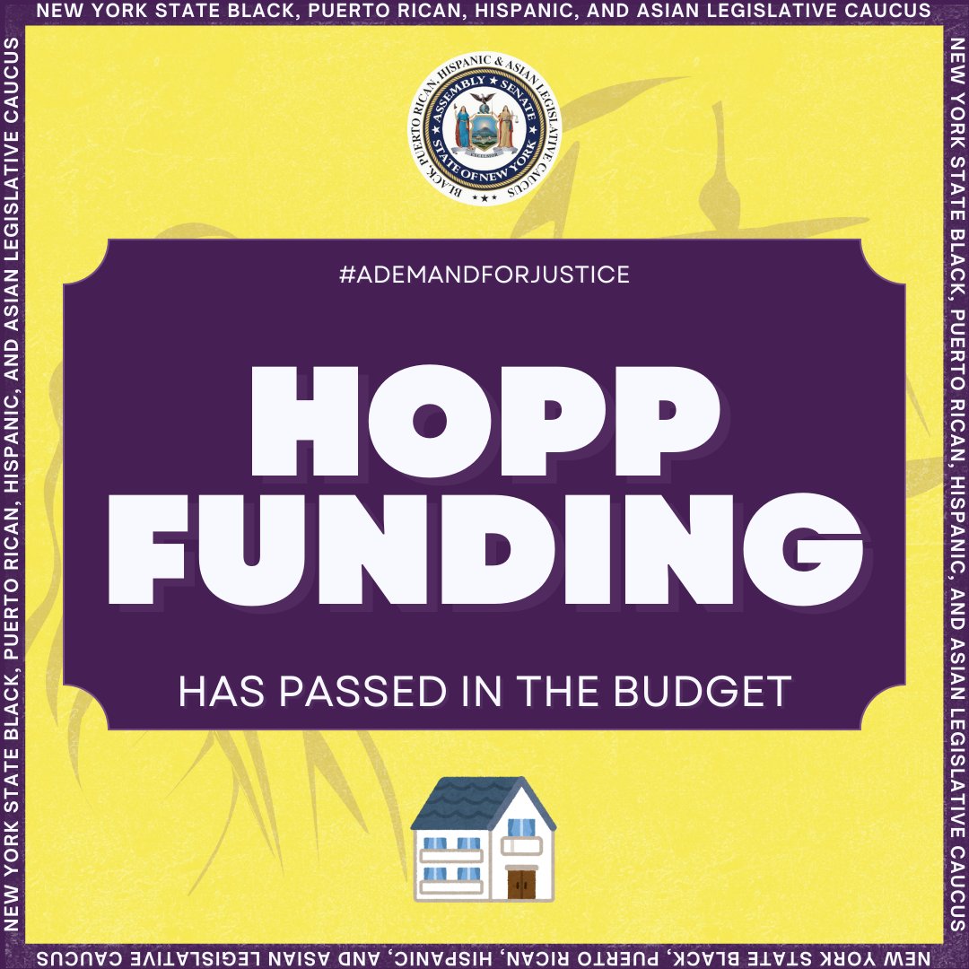 $40 million was secured for the Homeowner Protection Program (HOPP) in the State Budget,  which provides funding to 89 non-profit housing counseling and legal services organizations. #ADemandForJustice
