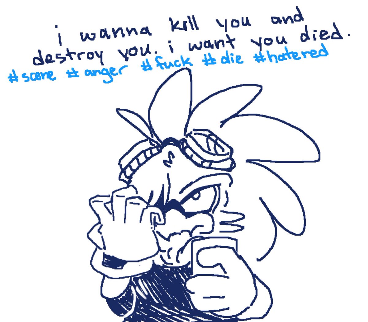 he made this post about sonic 