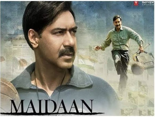 #Maidaan brilliantly made movie. Director&team”s effort is clearly visible , @ajaydevgn always gives justice to d character. @raogajraj & other characters also excellent . looks given to every character was Superb. sound design , cinematography&other departments👌A must watch