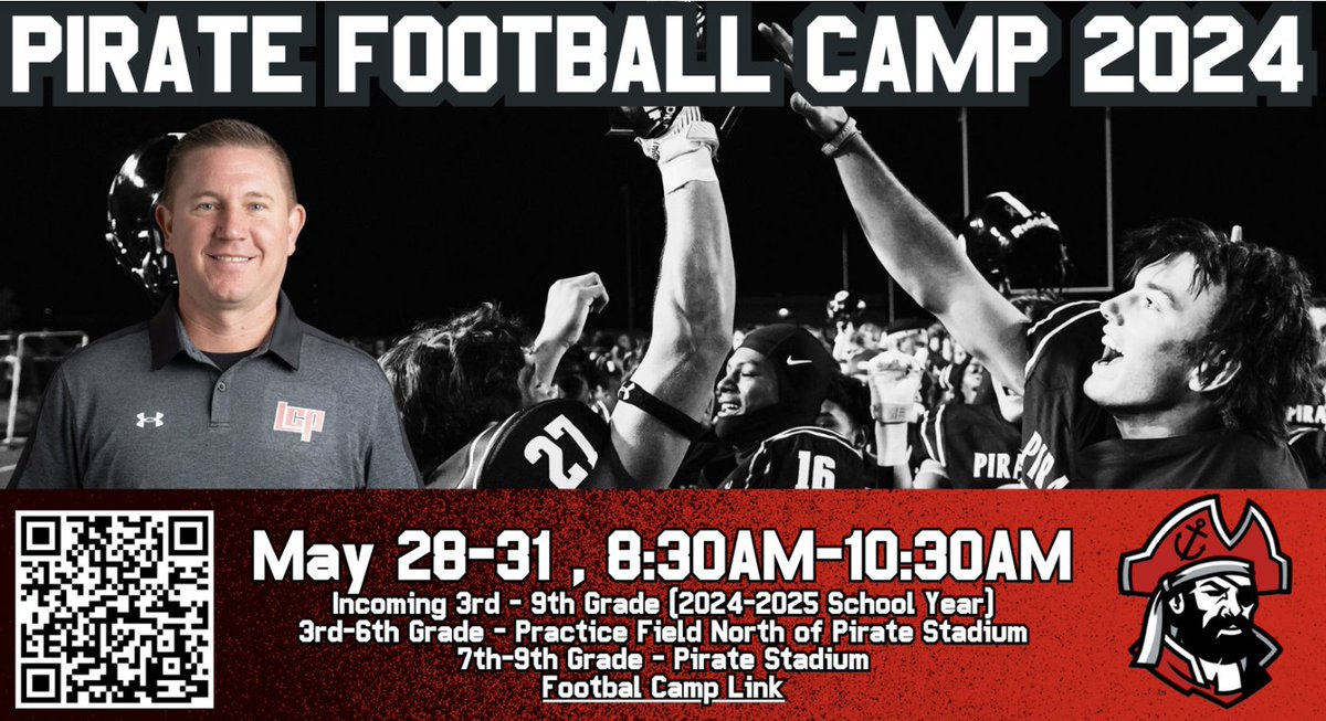 Camp Info for @FootballLCP: