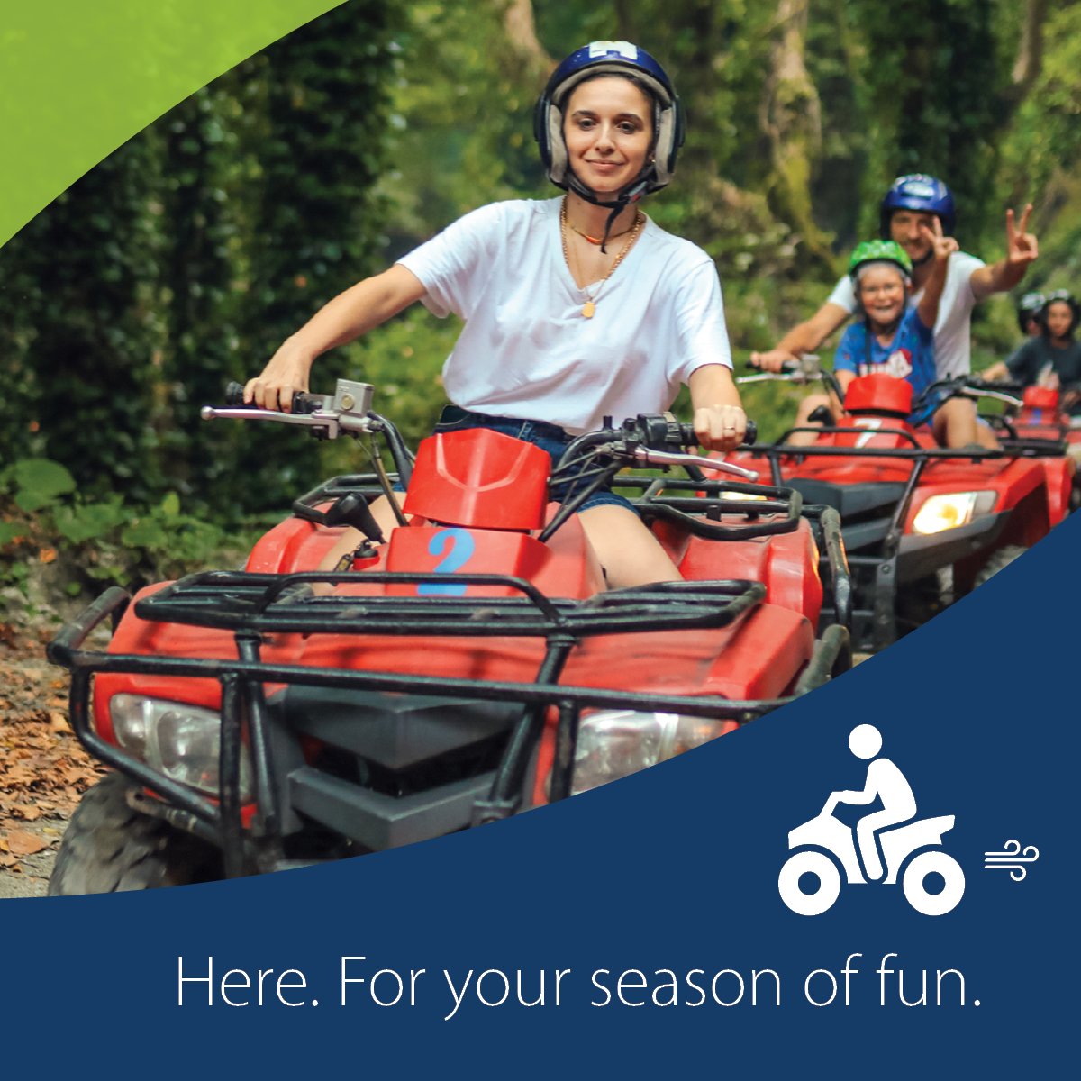 License or register your ATV/four-wheeler at any Hennepin County Service Center. Your decal and registration (good for 3 years) will be issued at the time you apply. bit.ly/4aNQ8lc