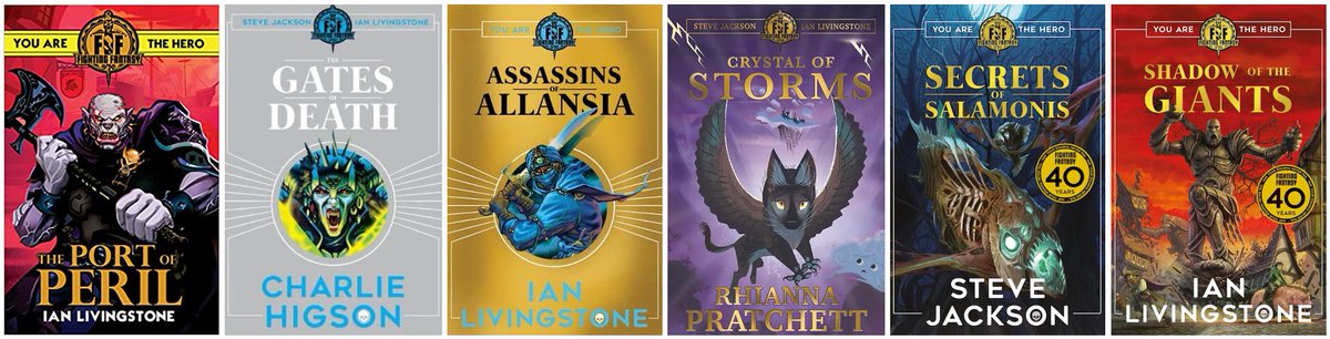 Which is your favourite #fightingfantasy #gamebook published by <a href="/scholasticuk/">Scholastic UK</a>?