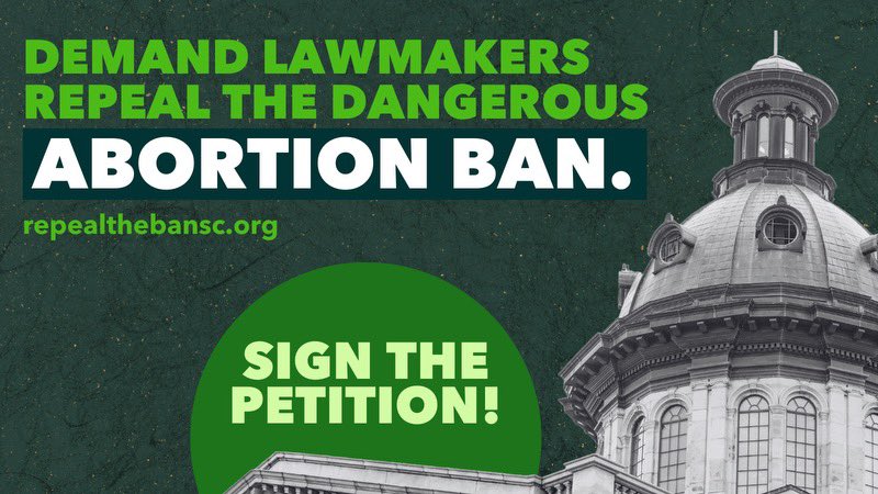I hope that you will join me in signing the petition to #RepealTheBanSC here: weareplannedparenthoodaction.org/a/repeal-ban-s…