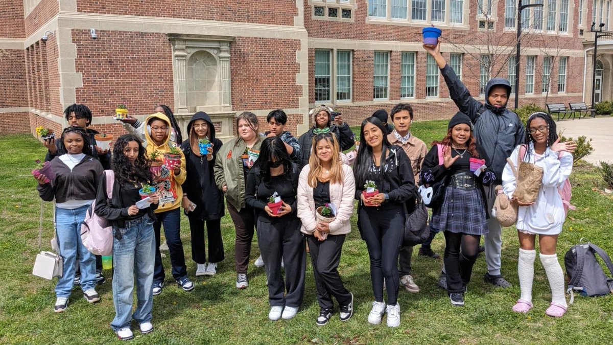 ACCE's National Honor Society organized a 'Day of Service' involving 75 scholars in six community projects. Activities included distributing 1,000 pounds of pet food with the SPCA, a trash cleanup at Roosevelt Park, and preparing greenhouses for spring planting. Additional