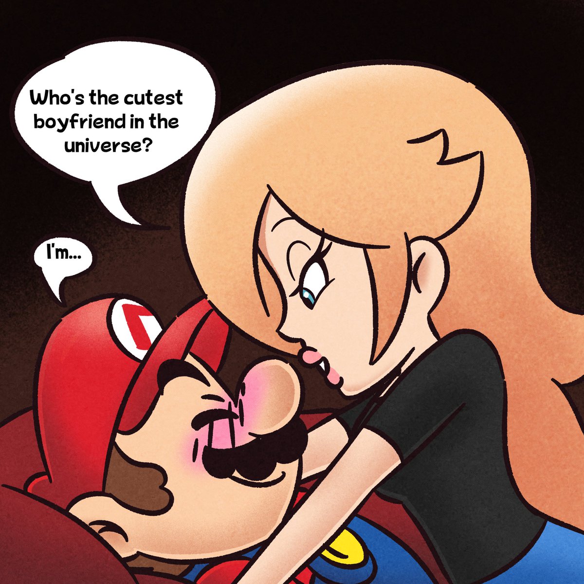 She has him all wrapped around her fingers

#SuperMario #Mario #Rosalina #Nintendo #MarioxRosalina