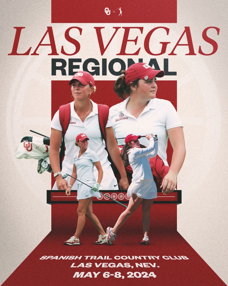 𝐕𝐢𝐯𝐚 𝐋𝐚𝐬 𝐕𝐞𝐠𝐚𝐬 ✨ The Sooners will compete in the Las Vegas Regional at Spanish Trail Country Club May 6-8! #BoomerSooner ☝