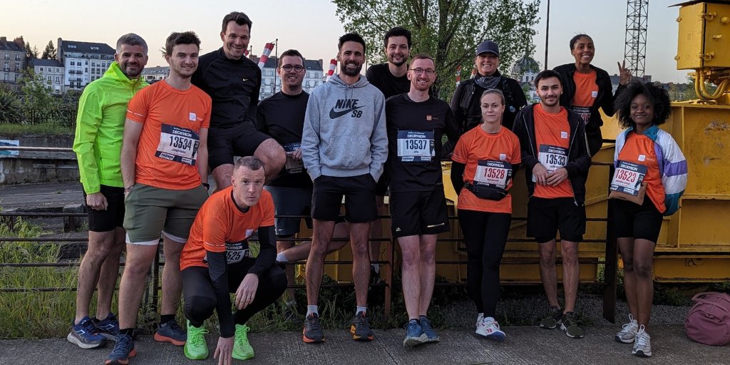 BONETAT37's tweet photo. Félicitations aux collègues de #TGSFrance qui ont participé aux Foulées de l'Eléphant, l'événement sportif incontournable de la région nantaise ! https://t.co/TcwfwmJ6dp