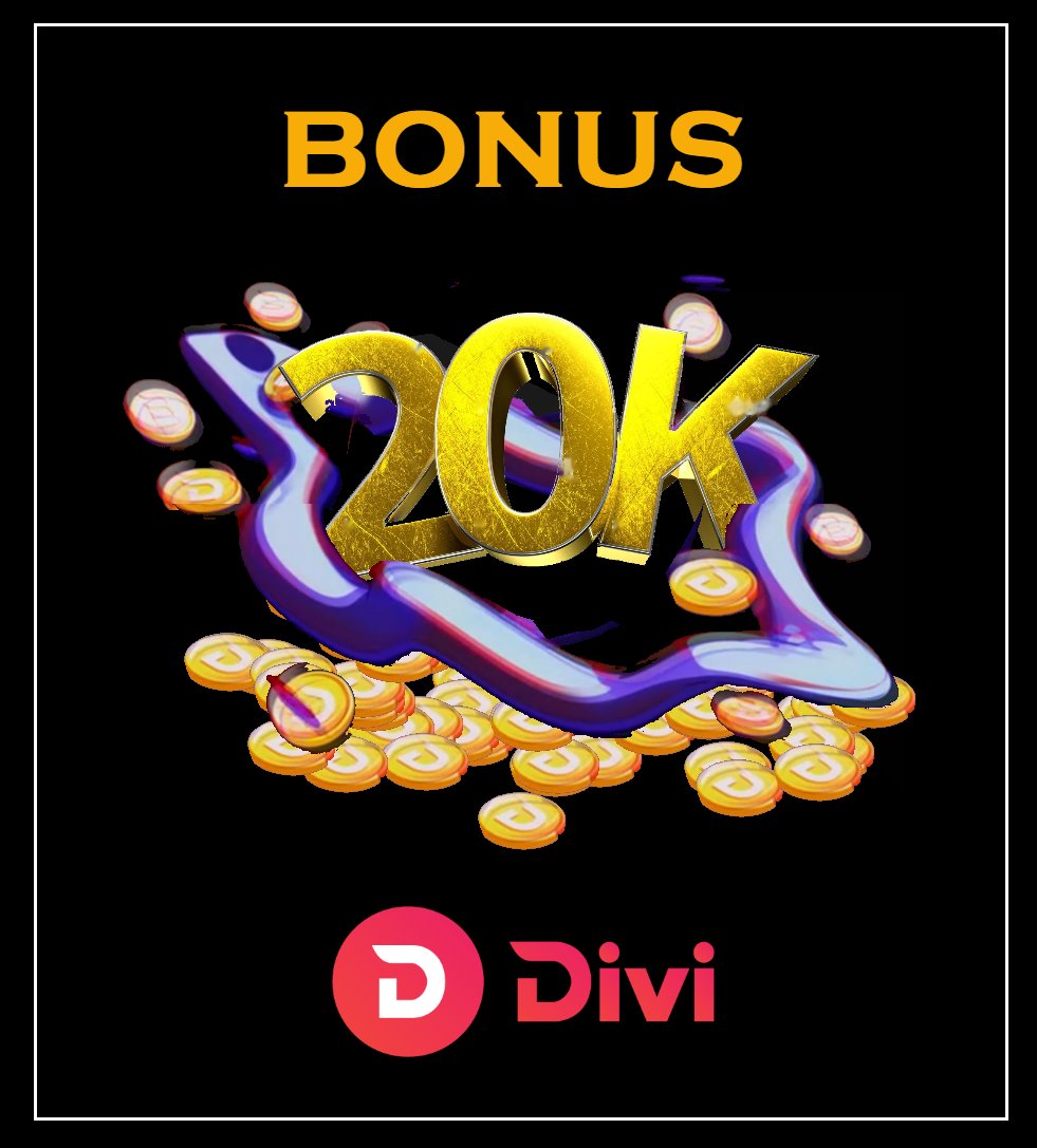 DiviProject's tweet photo. ⭐️BONUS⭐️

🥇🗨️ Best comment on our pinned video will also receive 20,000 $DIVI (~$42)!

ℹ️Lets us know what you think about the new format, the avatars, the current blockchain capabilities and what's  coming with the Side Chains

👉https://t.co/gPCSXTgCWk

Best comment selected in 2 weeks
#Giveaway #Crypto #BONUS