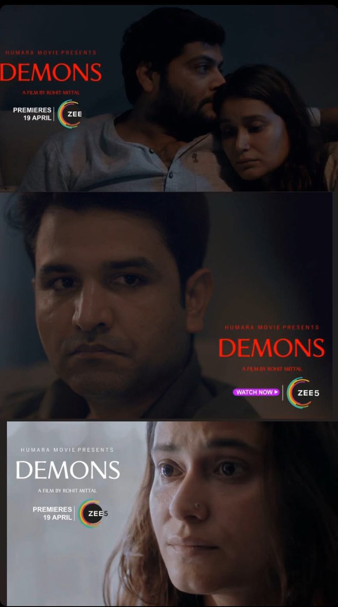Trending on @zee5 ❤️🔥🔥🔥
#Demons !
Watch it now ‼️
@rohitmittal2607 @vinaysharmma @swatisemwal @SinghTejasvi2