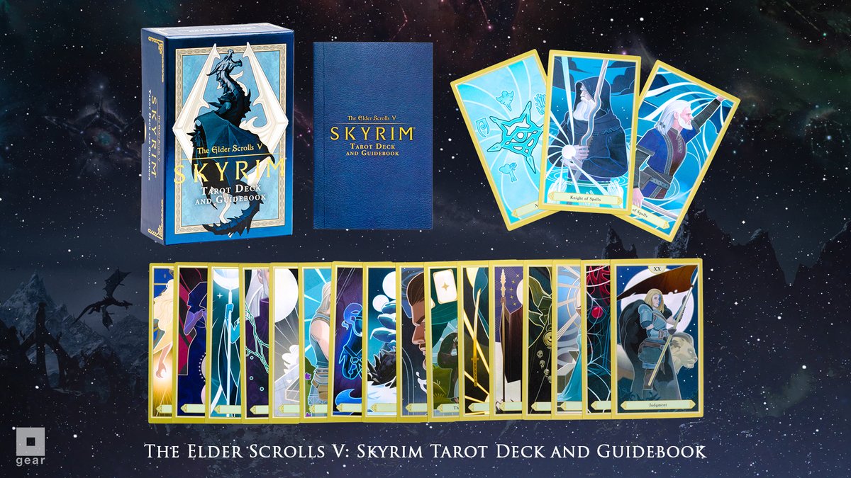 Hone your power of Sight with the aid of #TheElderScrolls V: Skyrim Tarot Deck and Guidebook 👁️
@TESOnline

gear.bethesda.net/products/the-e…
