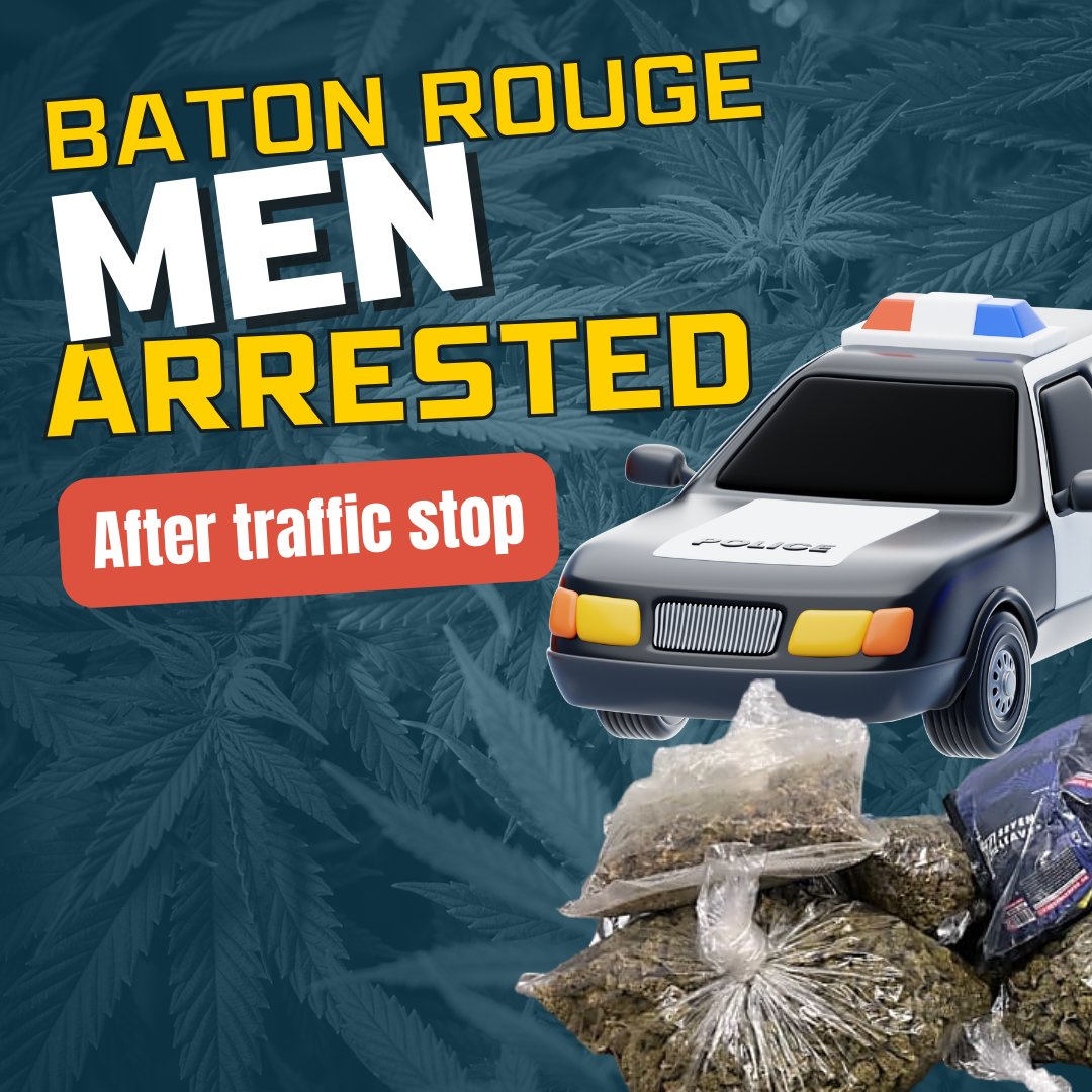 Baton Rouge men face charges after a traffic stop reveals pounds of marijuana. Stay updated on cannabis law enforcement! 🚔🌿 #LegalNews #MarijuanaArrest highat9news.com