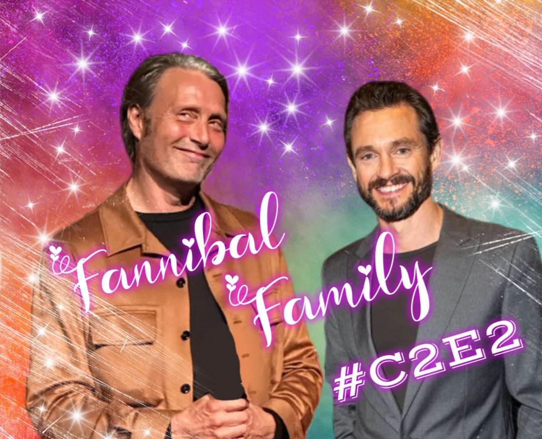 I am so excited and happy for all #FannibalFamily heading off to #C2E2 . Please be safe on your journey, have FUN, and take lots of pictures. 🎉😃🦌💐 #Hannibal