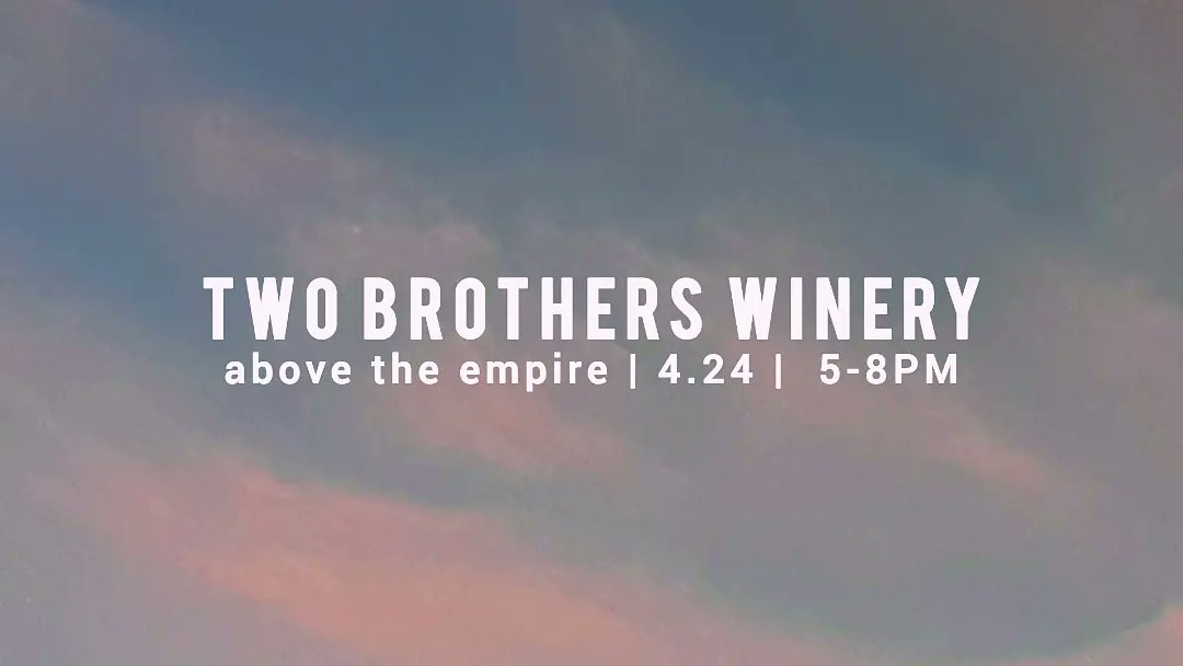 🍷 Two Brothers Winery
🎸 Above the Empire
📅 Wed 4.24
🕝 5-8PM
🌎 #abovetheempire

#KellerTX #NorthTexas #Texas #Texaswine #DFW #FortWorth #FortWorthTX #Dallas #DallasTX #ArlingtonTX #wine #winery #country #jazz #pop #guitar #guitars #guitarra #art #artist #music #livemusic