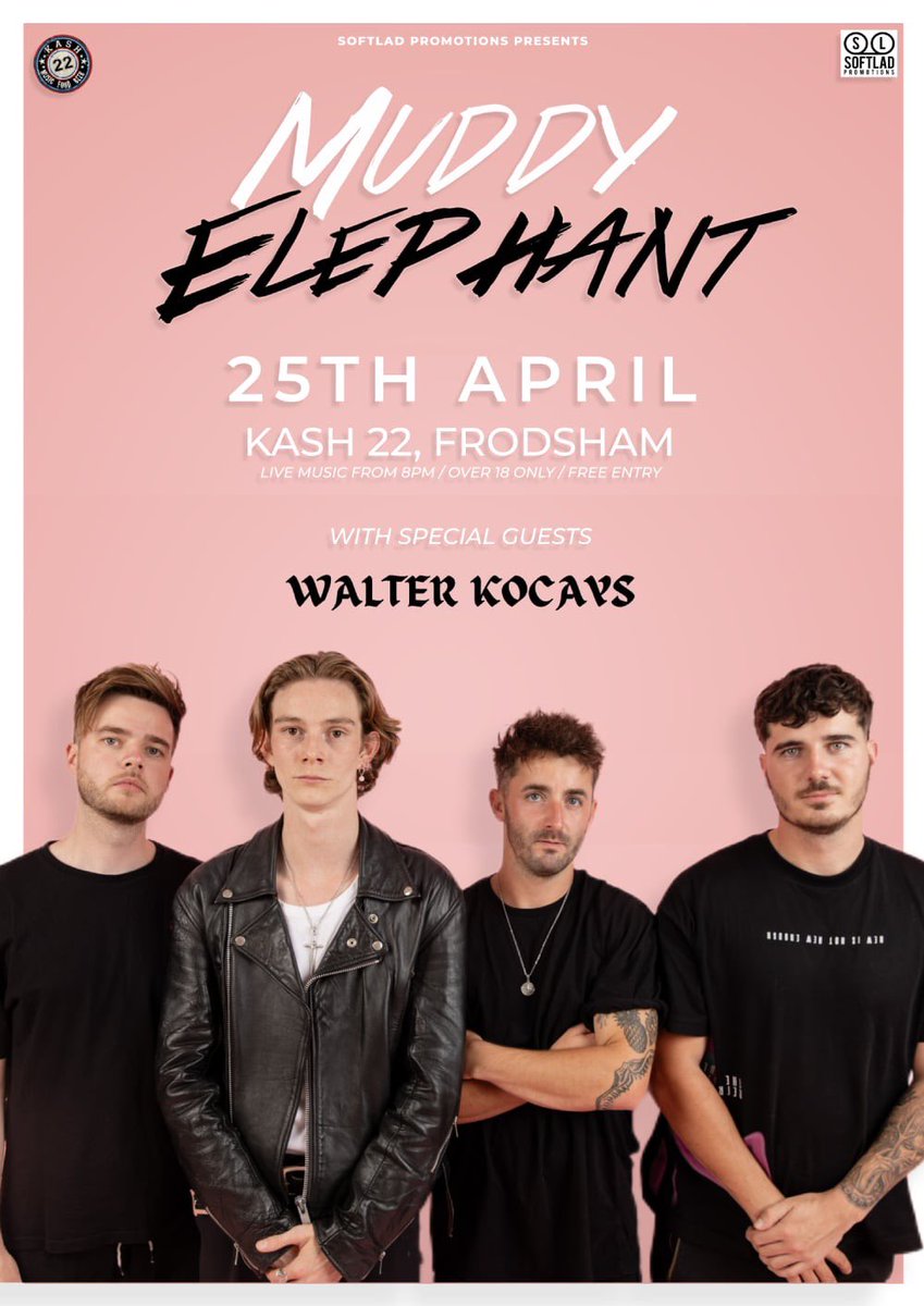 How do! ICYMI. We’re back at @kash__22 tomorrow night. Free entry! @ElephantMuddy #WalterKocays RT @frodshamtc @MikeAmesburyMP @CheshireLive @runcornworld