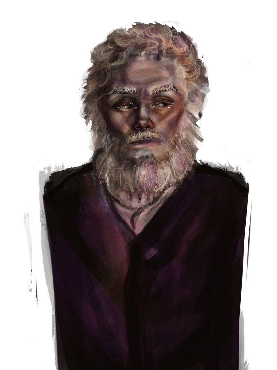 basing one of the main characters of our game off willem dafoe in the lighthouse😁

art by @slightlykiki