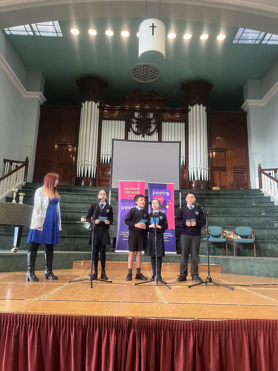 We are very excited for our Year Five and Year Six poetry teams who are representing our school at this year’s Authors Abroad Poetry Slam. 🎤 📚 The children have joined 8 other schools across Warwickshire sharing their innovatively created poems for this year’s theme: Refuge.