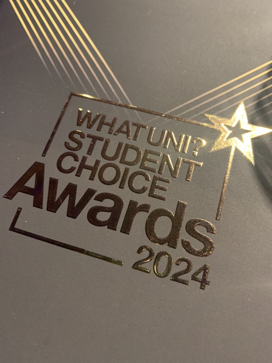 At the #WUSCAs, we’re shortlisted for a wide variety of awards. Student satisfaction is up across the board, great to hear the real views of students rallying against media perceptions. #WeAreTeamTeesside