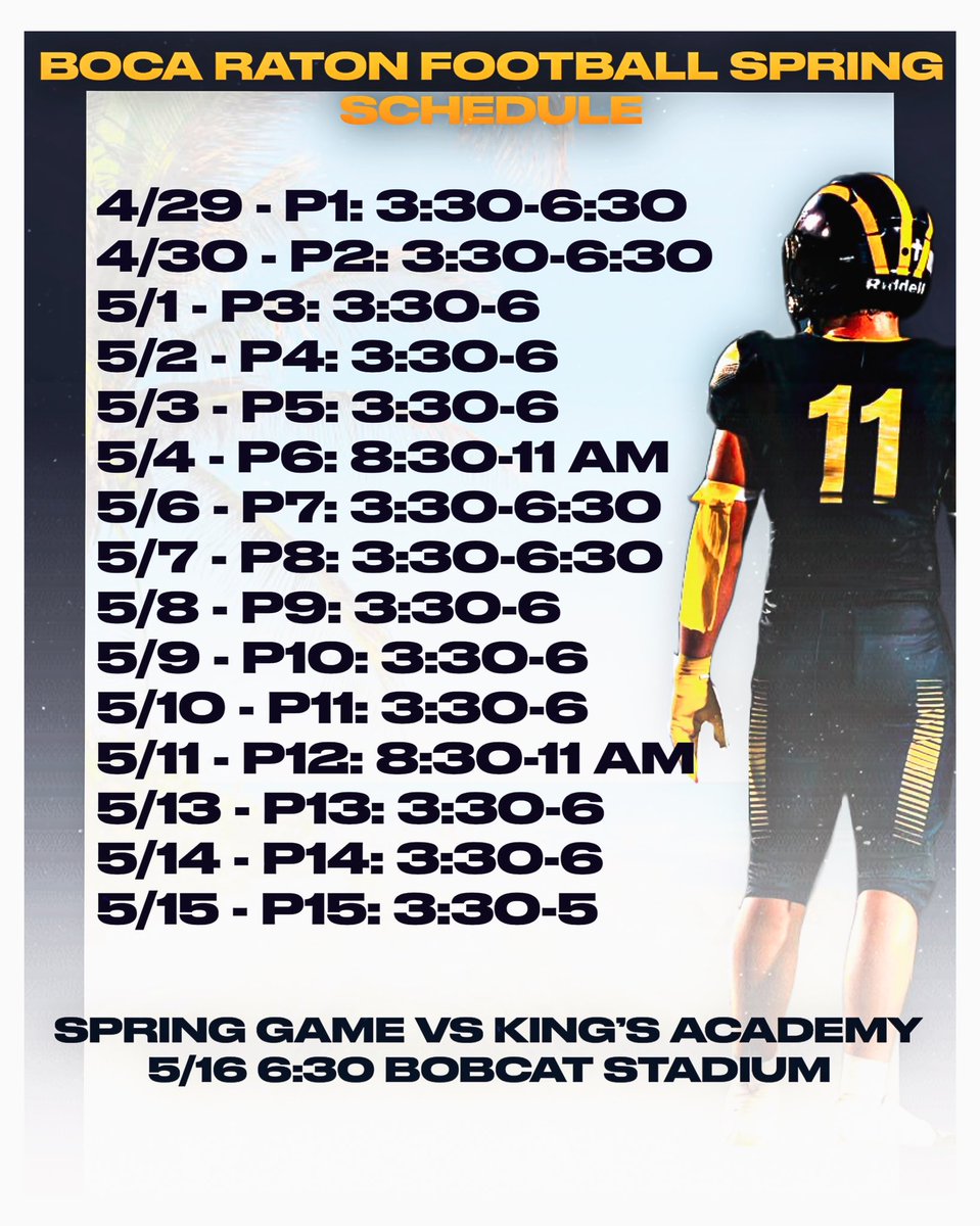 Spring ball is right around the corner! Come check out our guys as we prepare for the 2024 season!!