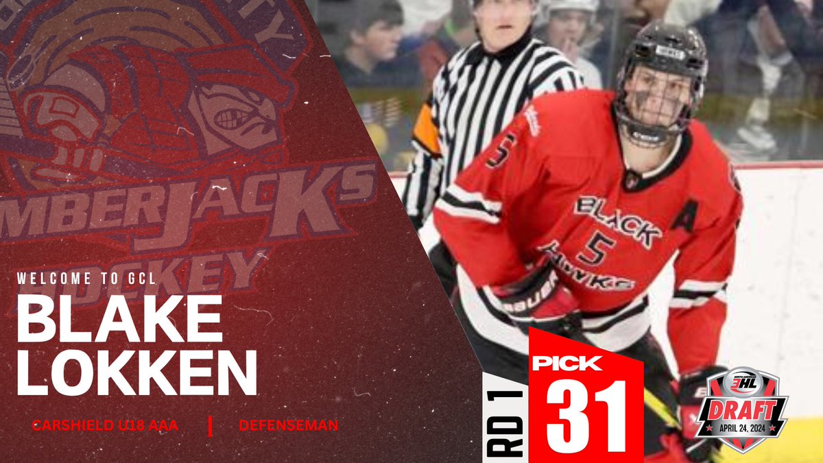 Welcome to Granite City, Blake Lokken! Lokken played for the Carshield U18 AAA in the NAT1HL where he put up 10 points in 57 games.