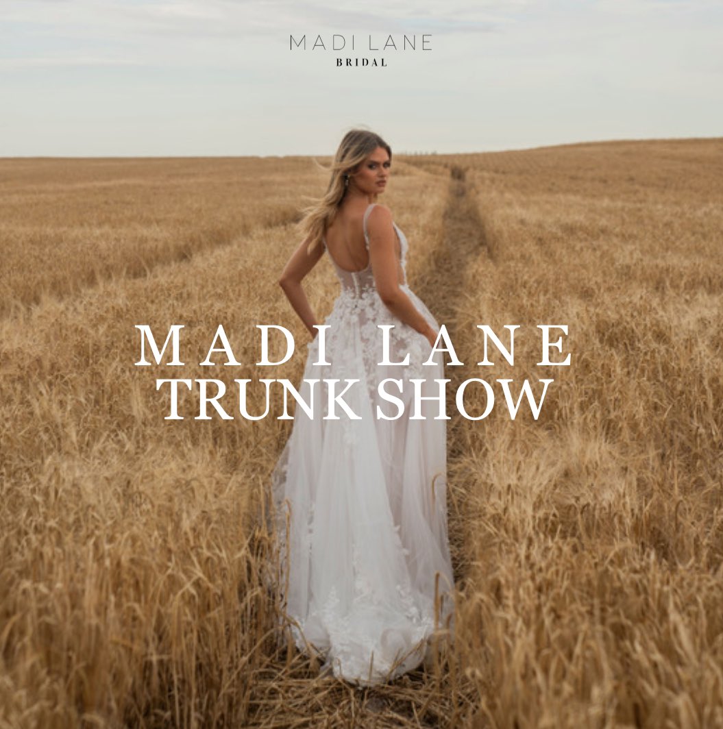 An event not to be missed, make sure you’re booked in for our Madi Lane Trunk Show on Saturday 11th May! 

#trunkshow #designerspotlight #newestcollection #bridalgown #weddingdress #weddingdressshopping #nottinghambride #nottinghamwedding #nottinghamboutique #bridalshop