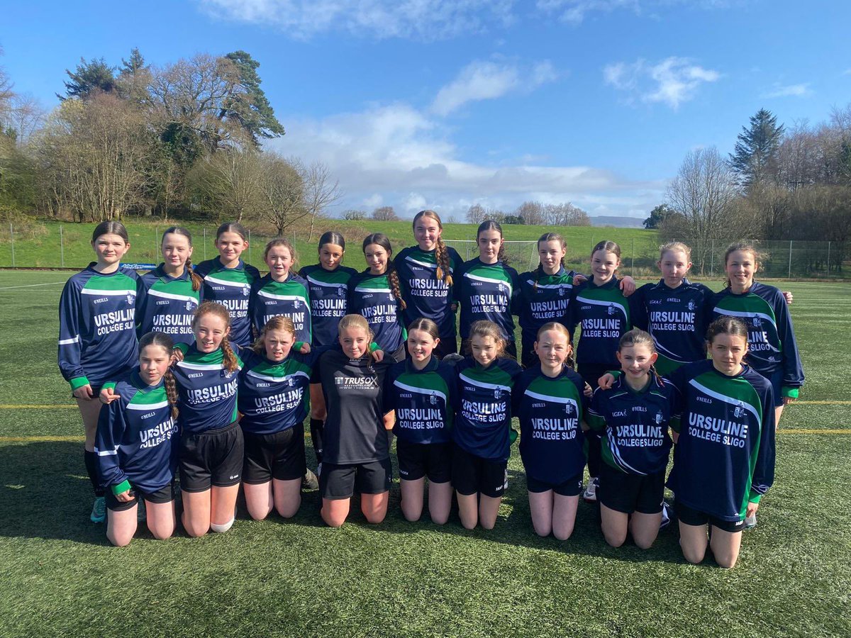 Hard luck to 1st Year Soccer team who were narrowly defeated by Presentation Athenry (1-0) in the Connacht semi final today.The girls can be very proud of themselves & look forward with confidence to U15 campaign next year.Many thanks for Brian Chambers hard work @lecheiletrust1