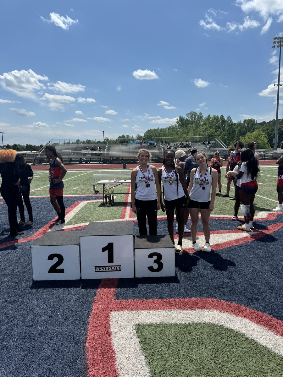 Region Girls 4x100
3rd
Blakelee Daniell
Mia Boykin
Le’Niyah Smith
Elleigh Springer