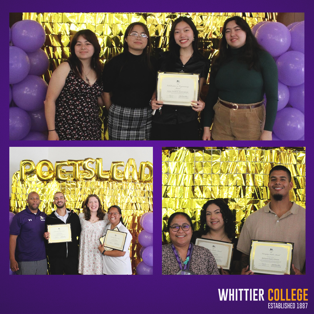 Whittier College hosted the seventh annual Student Life Awards! 🏆 Join us in celebrating these students' outstanding leadership and co-curricular achievements in the community. 📰: ow.ly/E2wl50Rntku