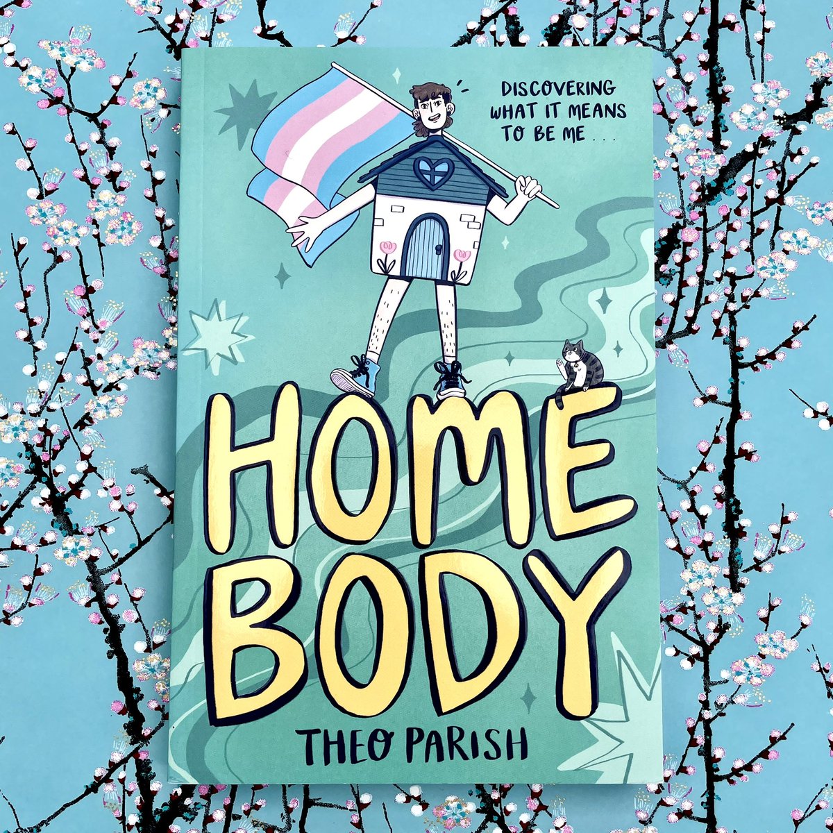 It’s Homebody Eve - at last! Out tomorrow! And it is WONDERFUL. Thank you @theoblue_jpg, you have absolutely nailed it. And thank you universe for the perfect timing. This book will bring comfort, hope and reassurance to young folks just when they need it most. 💛🤍💜🖤🏳️‍⚧️