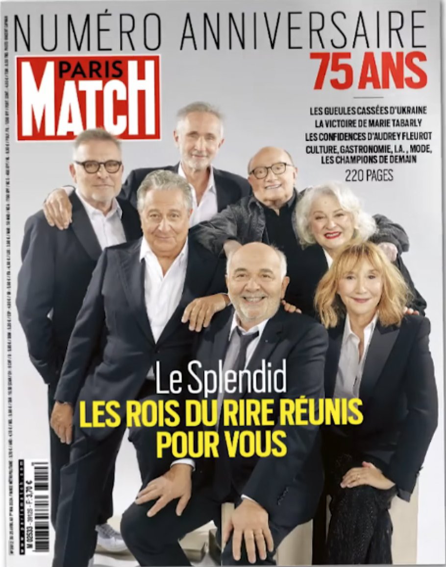 Superbe couverture de @ParisMatch pour fêter les 75 ans du magazine #NuméroAnniversaire cc @BrunoMoynot @Ch_Clavier