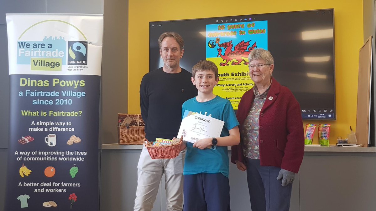 CyresHumanities's tweet photo. Well done to year 7 pupil James, who was a runner up in the recent Vale of Glamorgan Fairtrade Youth Competition. 🌏✨ Congratulations to all students who entered, it was great to see so many entries from St Cyres. https://t.co/KtMwyrJT2p