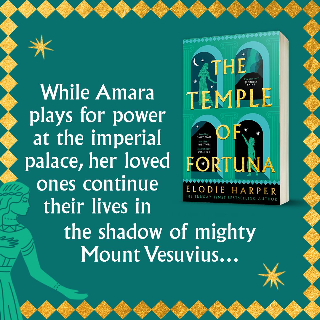 'Historical fiction at its best' ⭐⭐⭐⭐⭐ 'Everything about this trilogy is perfection' ⭐⭐⭐⭐⭐ Are you ready to finish #TheWolfDen series by @ElodieITV? We are publishing #TheTempleOfFortuna in paperback this May! bit.ly/44h5Tic