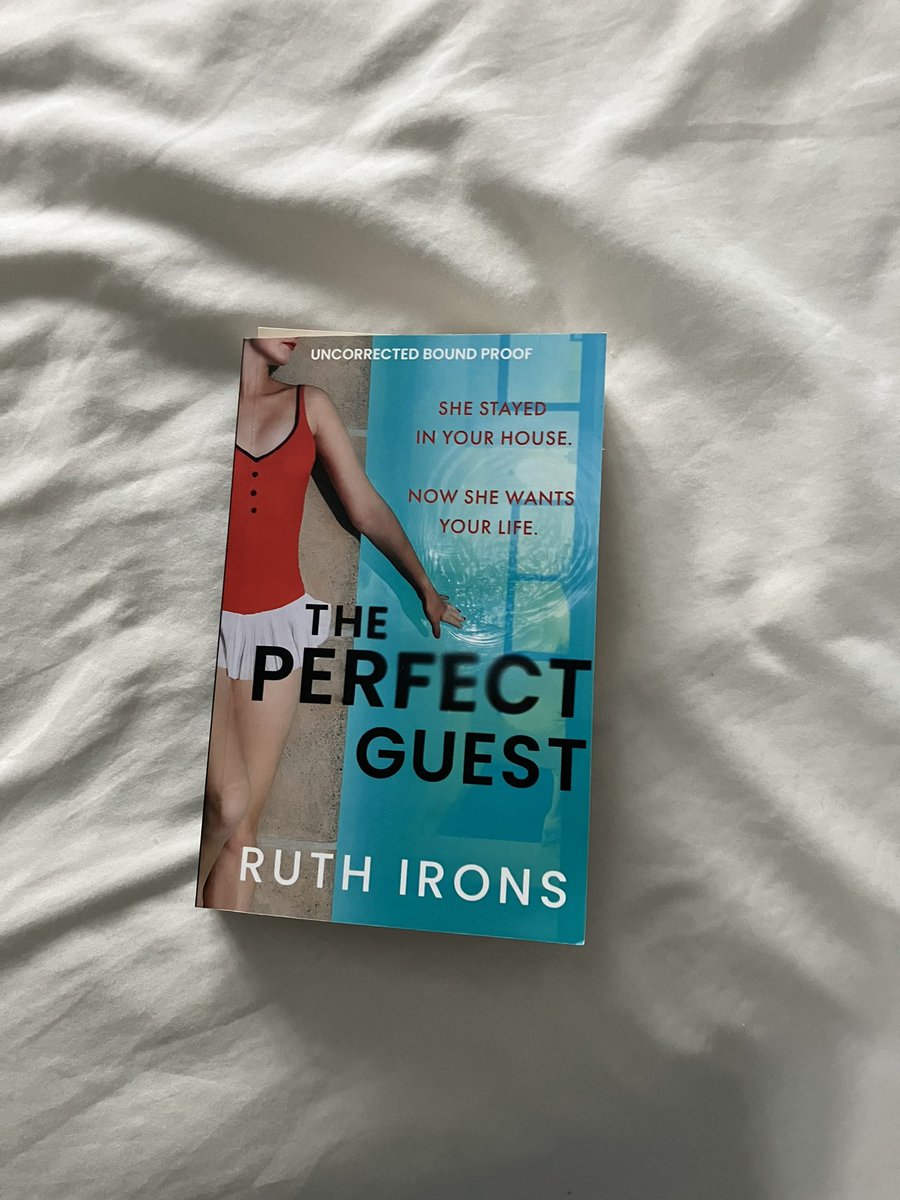 Just this second finished #ThePerfectGuest by @RuthIrons and had to tell you immediately how good it is. I haven’t been this gripped by a thriller for ages. Sharply drawn characters, a plot that makes you squirm but that you can’t look away from. So bloody good.