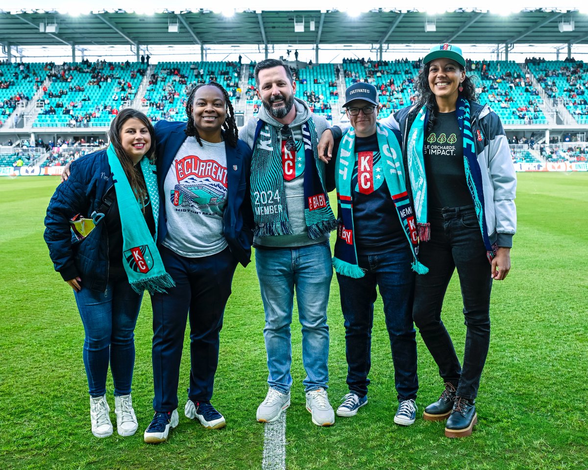 In celebration of Earth Day at our last home match, the club and @UnitedWayGKC honored three organizations who are committed to sustainability. The Waymakers of the Match included: @DrummForKids, @CultivateKC and @GivingGrove. Thank you for all your contributions and supporting