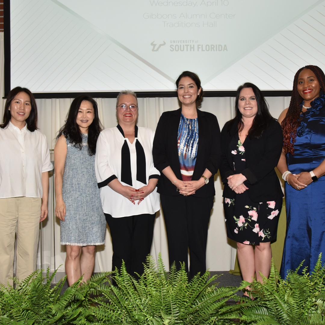 Celebrating our shining star, Dr. Patriann Smith! 🌟 Winner of the 2024 WLP Dr. Kathleen Moore Faculty Excellence Award ! 📚 🎓#GoBulls #USFResearch #EdChat #WomenInLeadership