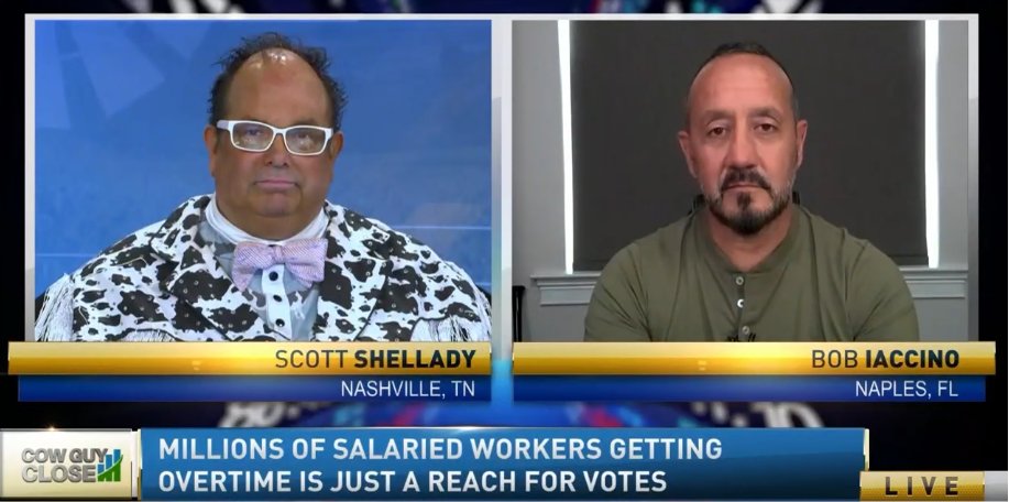 @ScottTheCowGuy and @Bob_Iaccino discuss salaried workers getting overtime and what affect that will have on the economy @OfficialRFDTV 🔗cdn.jwplayer.com/previews/vNBXL…