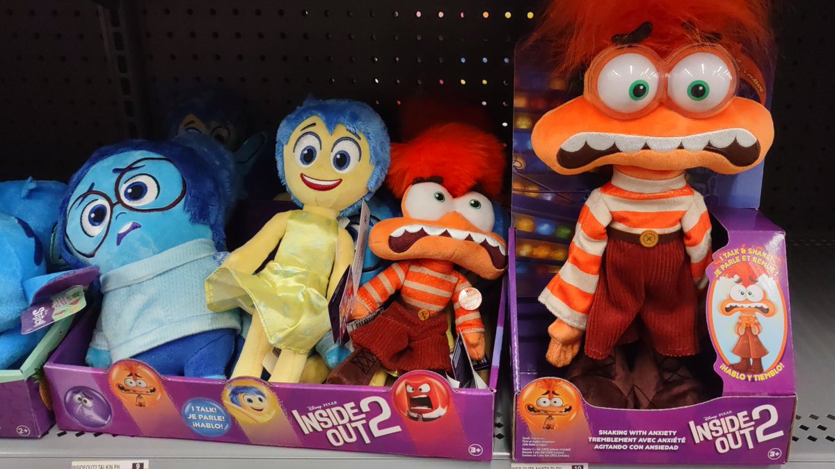 AVAILABLE NOW: 'Inside Out 2' toys are now available at @Walmart stores!