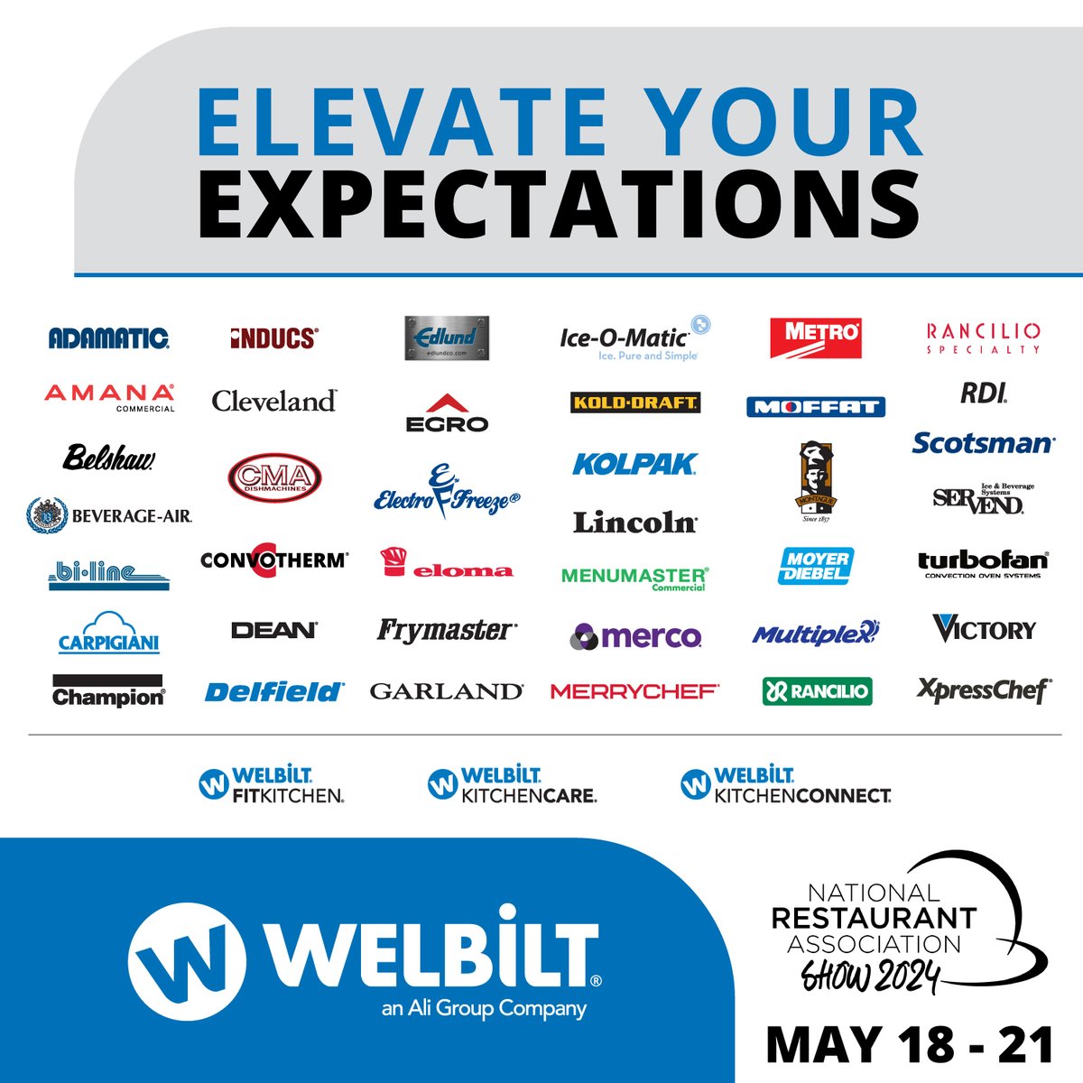 💫 Step into the future with a snapshot of our award-winning lineup @NatlRestShow, May 18-21! 🚀 Discover how our innovative equipment is reshaping the industry landscape with the most extensive and diverse portfolio globally. bit.ly/3xQuzBX #welbilt #aligroupfs