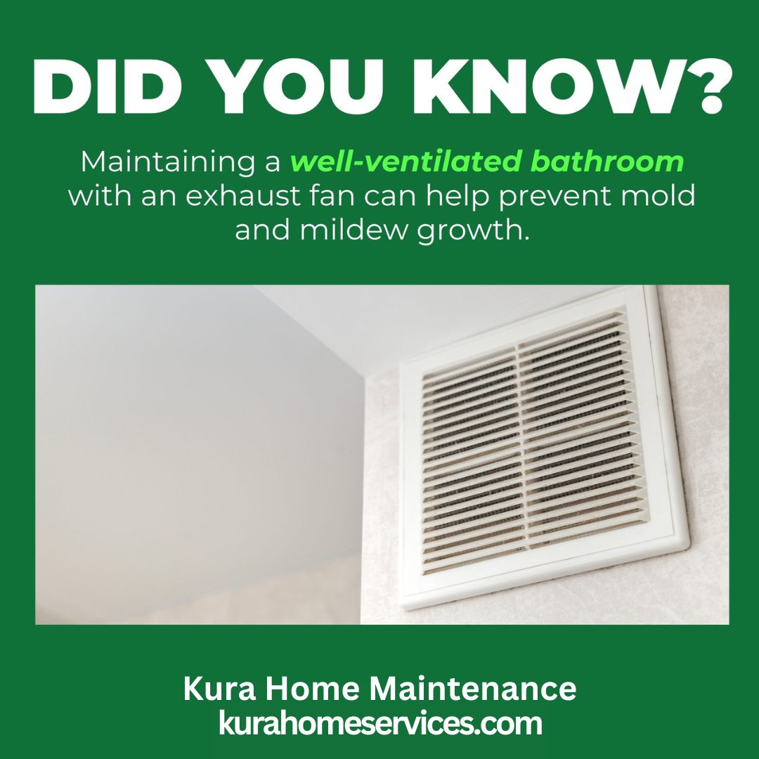 KuraColorado's tweet photo. Neglecting to clean it can lead to serious issues, hindering its ability to keep your bathroom fresh and clean. Let's face it, nobody wants a stale and stuffy space! ๐ซ
Like and share this post with your friends!
#hometimes #homemaintenance https://t.co/2tzeLqbmtw