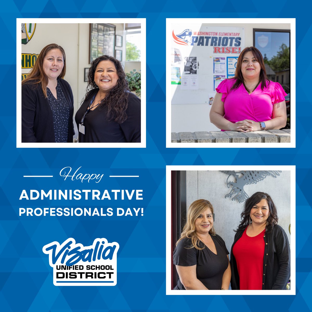 Happy Administrative Professionals Day! Your hard work and dedication keeps us on track every single day. Thank you for all you do to support our students, teachers, and staff! #IamVUSD