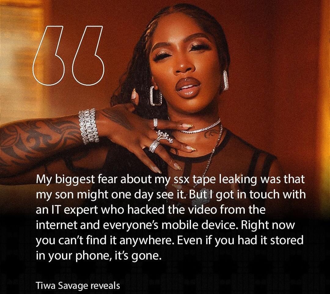 Tiwa Savage Reveals Your Comments on this...