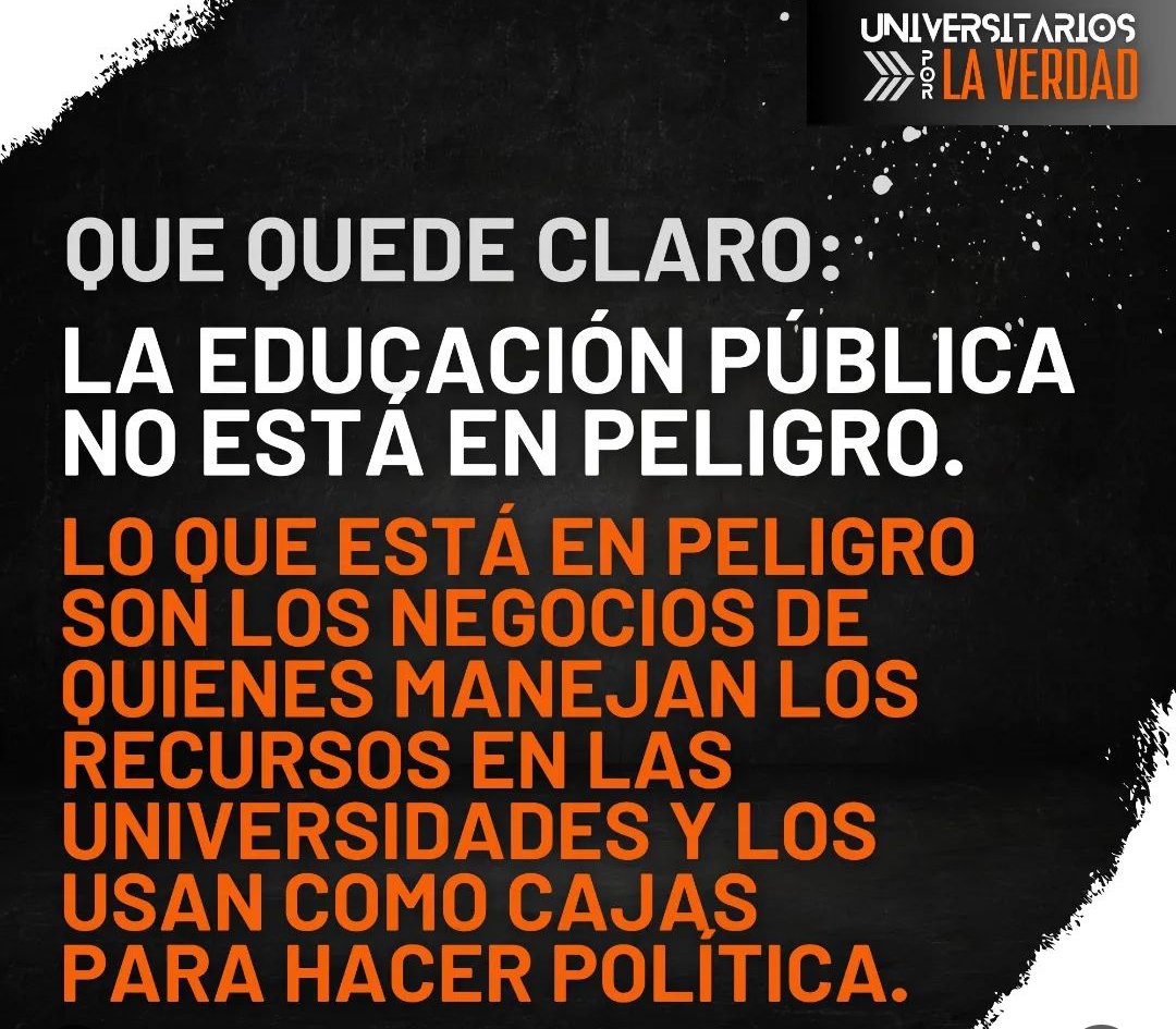 PalaveccinoLu's tweet photo. @JMilei A ver si se avispan un poco de una buena vez #MarchaUniversitaria https://t.co/wFi2yuq8fR