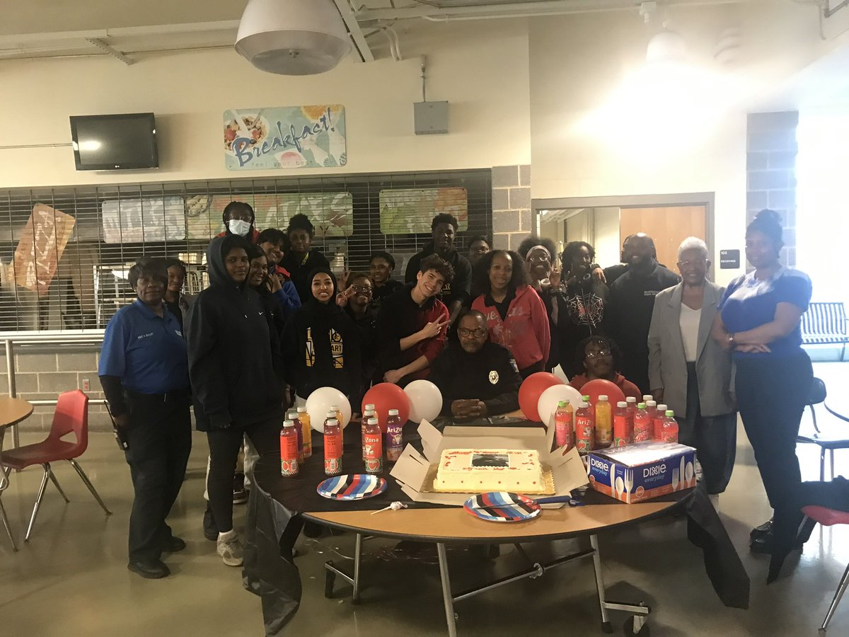 Students from Carver HS threw a surprise birthday party for Temple Police Officer Wimberly after he spearheaded the greenhouse project.  

“I’m so appreciative that they allowed me into Carver to mentor them. It means a lot to me that they care,” Wimberly said. 
#ProudTUserve