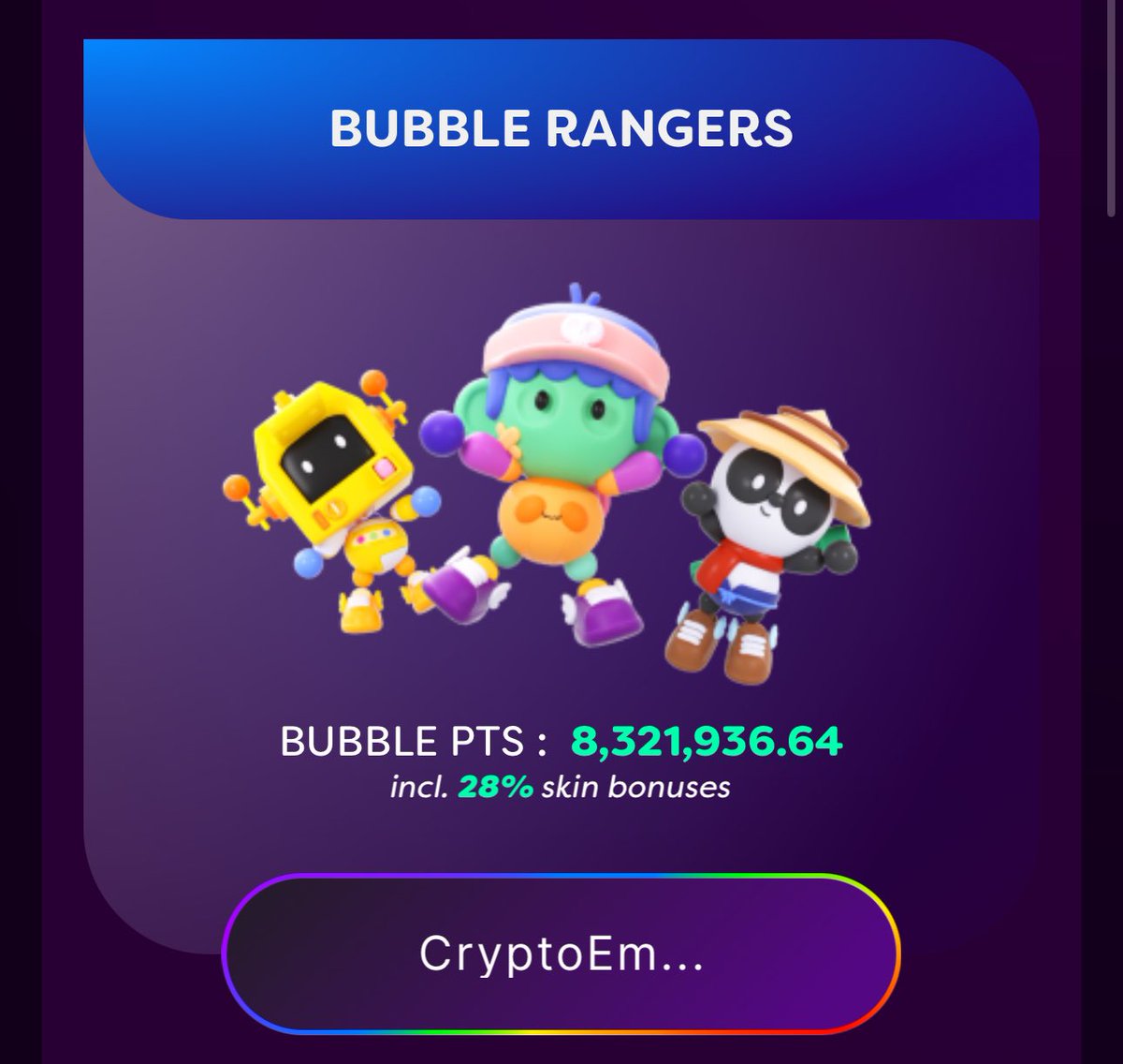 Who else has been farming $BUBBLE points like crazyyyy??🫧🫧💰📈