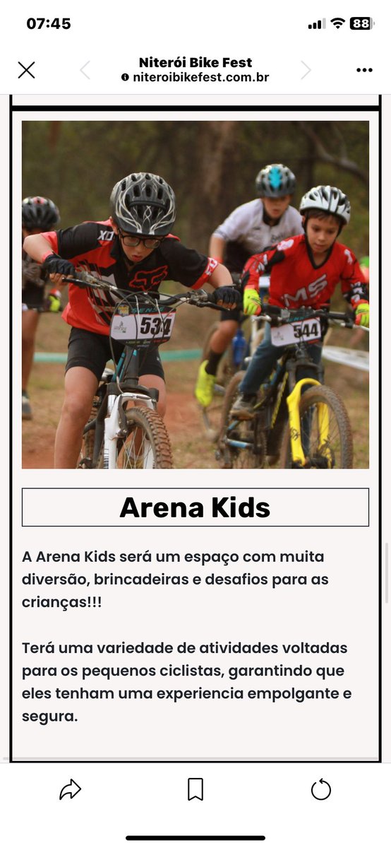 “ Em maio vai ter evento de ciclismo ( adulto e infantil)  em Niteroi dia 25 e 26  !
Acesse: niteroibikefest.com.br 

#Fecierj.ciclismo #Tribalis_ #Arenakids
#acerj.ciclismo #Bike #Bicicleta #Pedal #Niteroi #RJ #Cicloturismo #Riodebicicleta #niteroidebicicleta #MaioAmarelo