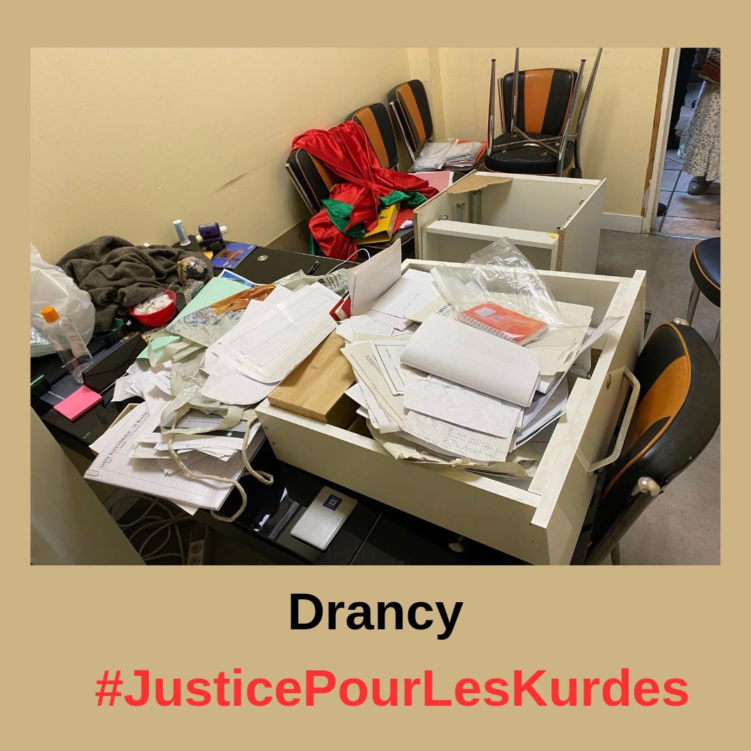 Les militants kurdes ne sont pas des terroristes !

@LDH_Fr
@fidh_fr
@hrw_fr
@Francelibertes 
@amnestyfrance
@ACAT_France
@Procureur_Metz
@EmmanuelMacron

#JusticePourLesKurdes

#JusticePourLesKurdes