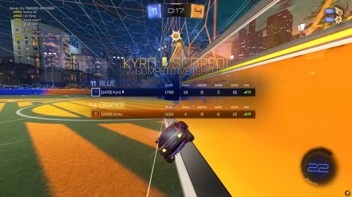 Watching my mate play 1s and he runs into this kid who apparently has multiple 1600 accounts <a href="/Kyro23241/">Kyro</a>
