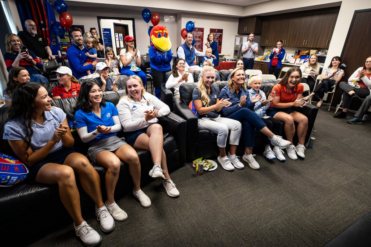 This is what we've worked for all season 👏 #RockChalk