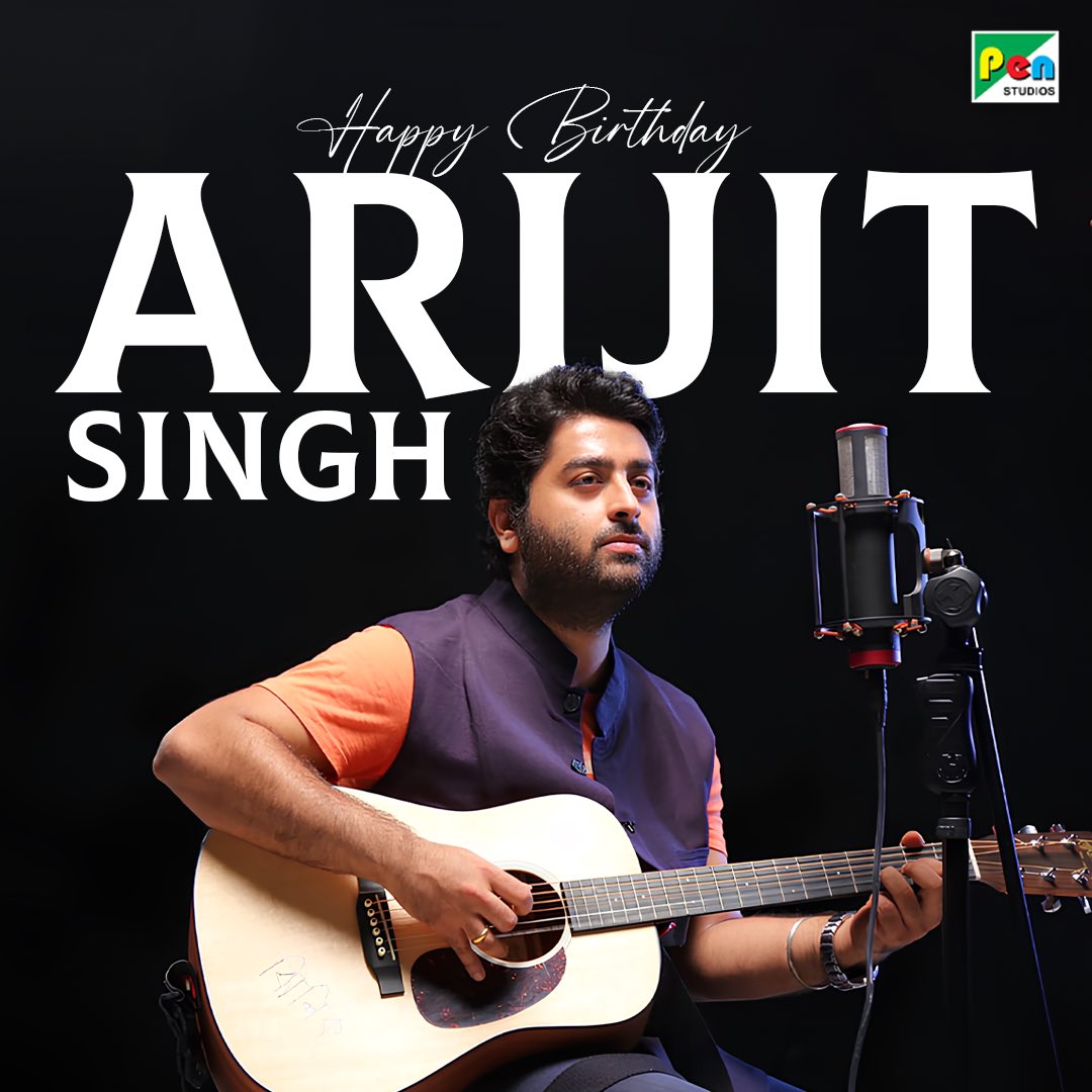 Healing broken hearts and defining love through his songs for more than a decade! Happy Birthday Arijit Singh. @arijitsingh #HappyBirthdayArijitSingh #HBDArijitSingh #PenMovies